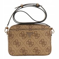 GUESS TOREBKA DAMSKA MERIDIAN II CAMERA BAG BRĄZOWA/LATTE Inna marka
