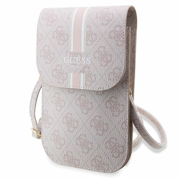 Guess Stripe 4G BookCase iPhone 13 Pro Max hoesje Blauw