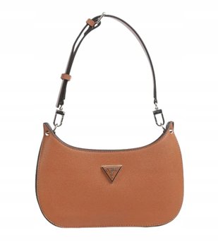 Guess Torebka Klasyczna Skóra Ekologiczna Brązowa z Logo Gmb - GUESS