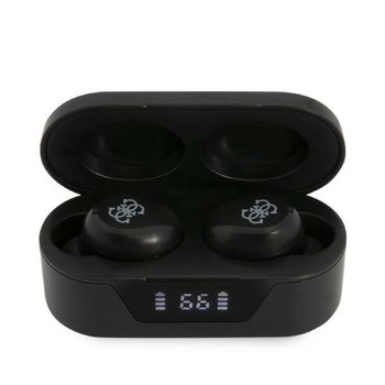 Guess True Wireless Earphones BT5.0 5H - Słuchawki TWS + etui ładujące (czarny) - GUESS