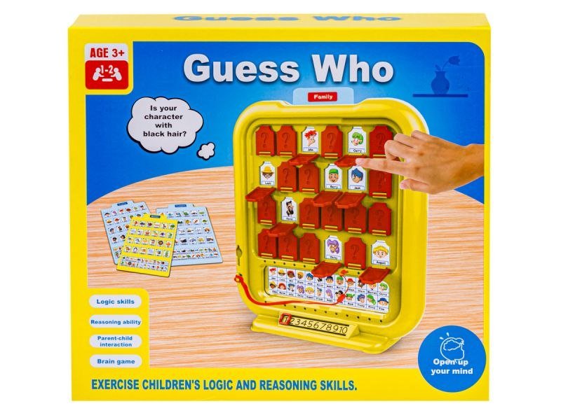 \'Guess Who\' \'Zgadnij Kto?\' Tablica Edukacyjna gra edukacyjna Zabawkowy Zawrót Głowy