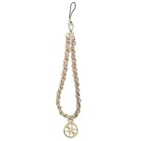 Guess Zawieszka Gustsas4P Phone Strap Różowy/Pink Chain Metal 4G Charm GUESS