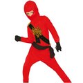 Guirca, strój dla dzieci Czerwony Ninja, rozmiar 140/146 cm - Guirca