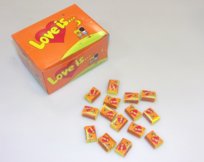 Guma do żucia Love is ananas - pomarańcza 100 sztuk Jelly Belly