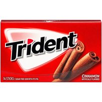 Guma do żucia Trident Cinnamon 14 listków bez cukru - z ksylitolem, do podróży, do pracy Inny producent