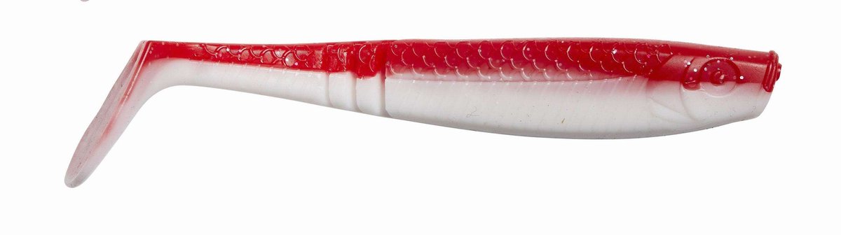 Confezione Da 20 - 4" Paddle Tail Shad-NERO BLU SILVER-Paddle - Foto 6