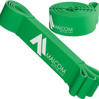 Guma oporowa do ćwiczeń gumy Powerband Zielona 27-36kg