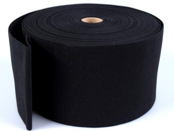 Guma płaska 100 mm (1 mb) Czarna - Dystrybutor Kufer