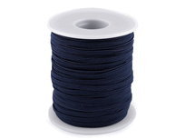 Guma płaska 3 mm ( 1 mb ) Granatowa Inny marka