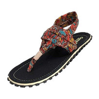 Gumbies Sandały Damskie/ Damskie Sling Back (19 / Czarny Z Kolorowym) Gumbies