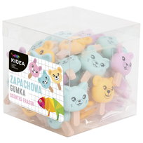 Gumka do mazania zapachowa lizaki zwierzaki MIX