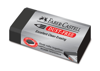 Gumka DUST FREE czarna Faber-Castell - Faber-Castell