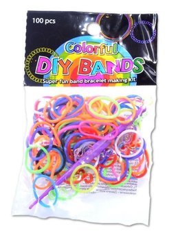 Gumki do robienia biżuterii Colorful Diy Bands, zestaw - Hipo