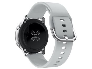 Gumowy pasek Alogy soft do Samsung Galaxy Watch Active 2 szary (20mm) - Alogy