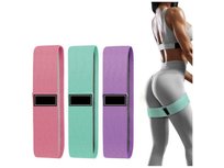 GUMY DO ĆWICZEŃ OPOROWE MATERIAŁOWE - ZESTAW 3 SZT OPASKI TAŚMY FITNESS PRO