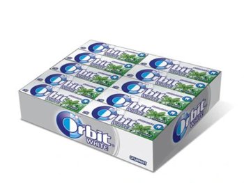 Gumy ORBIT WHITE SPEARMINT Draże x10 30sztuk - Nestle