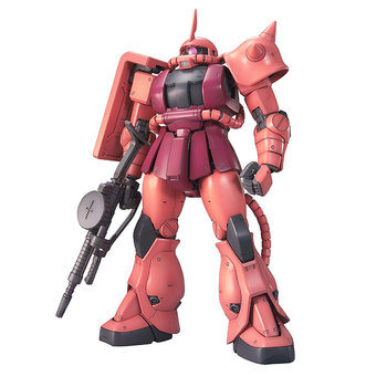 Gunpla, figurka MS-065 Char's Zaku ver. 2, MG 1/100 - Mobile Suit Gundam