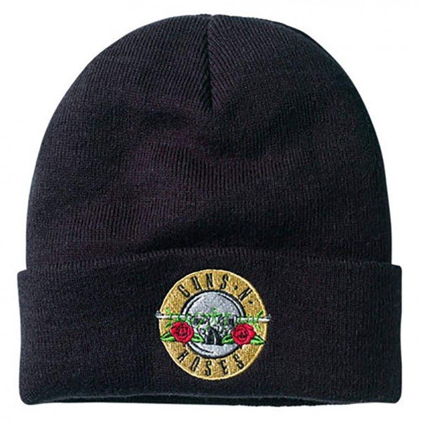 Guns N' Roses Beanie Hat Classic Band Logo Cable Knit