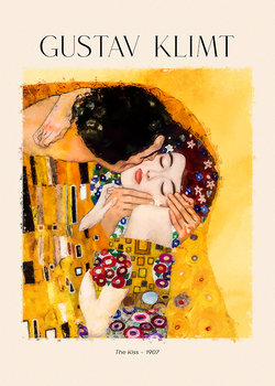 GUSTAV KLIMT POCAŁUNEK plakat B1 100x70cm #301 - KMB PRESS