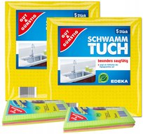 GUT & GUNSTIG Ultra Chłonne Ściereczki Kuchenne Gąbczaste Grube DE x 10 szt