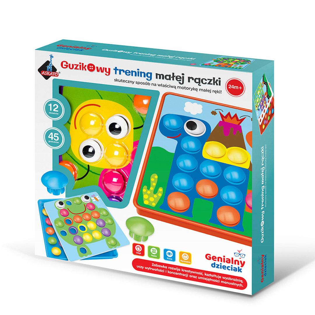 Guzikowy trening małej rączki Genialny dzieciak-Zdjęcie-0