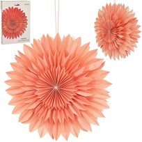 GWIAZDA DEKORACYJNA WISZĄCA PAPIEROWA 3D 50CM RÓŻOWA CHRISTMAS DECORATION