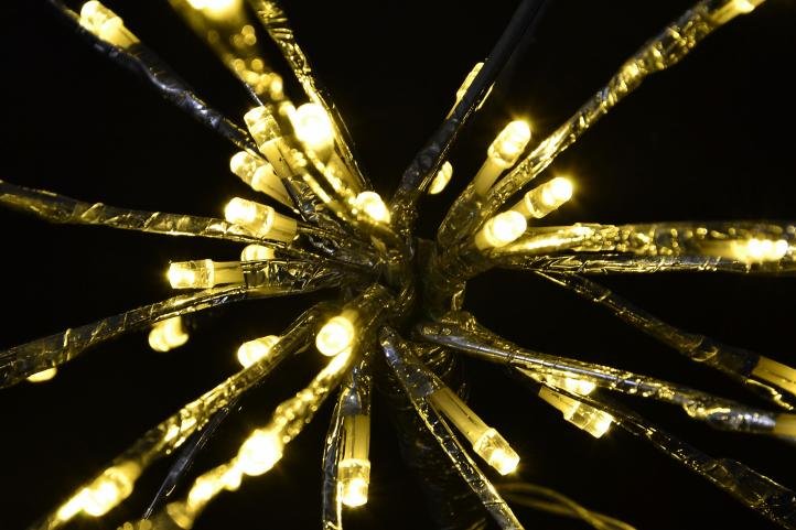 Zdjęcia - Ozdoby świąteczne Barwa Gwiazda świąteczna JOYLIGHT, 120 diod LED,  ciepła biała 