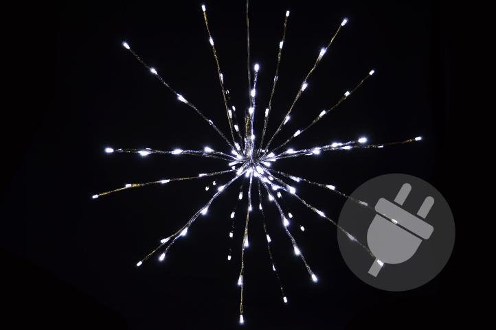 Gwiazda świąteczna JOYLIGHT, 120 diod LED, barwa zimna biała