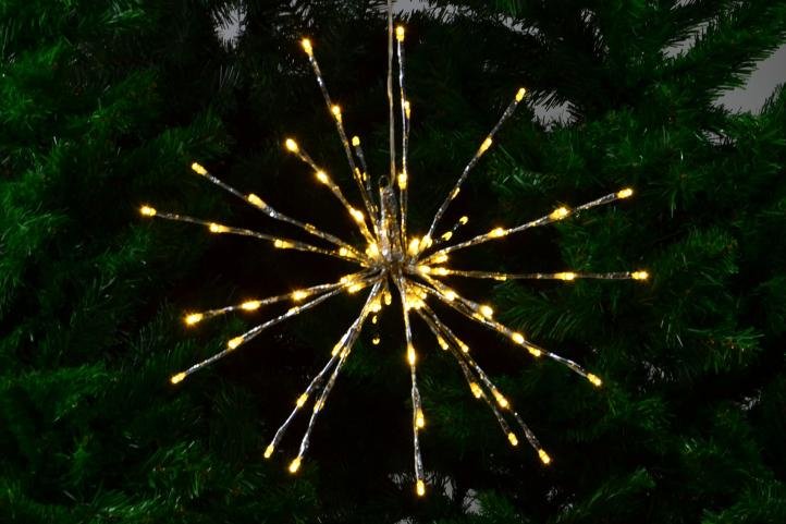Gwiazda świąteczna JOYLIGHT, 80 diod LED, barwa ciepła biała