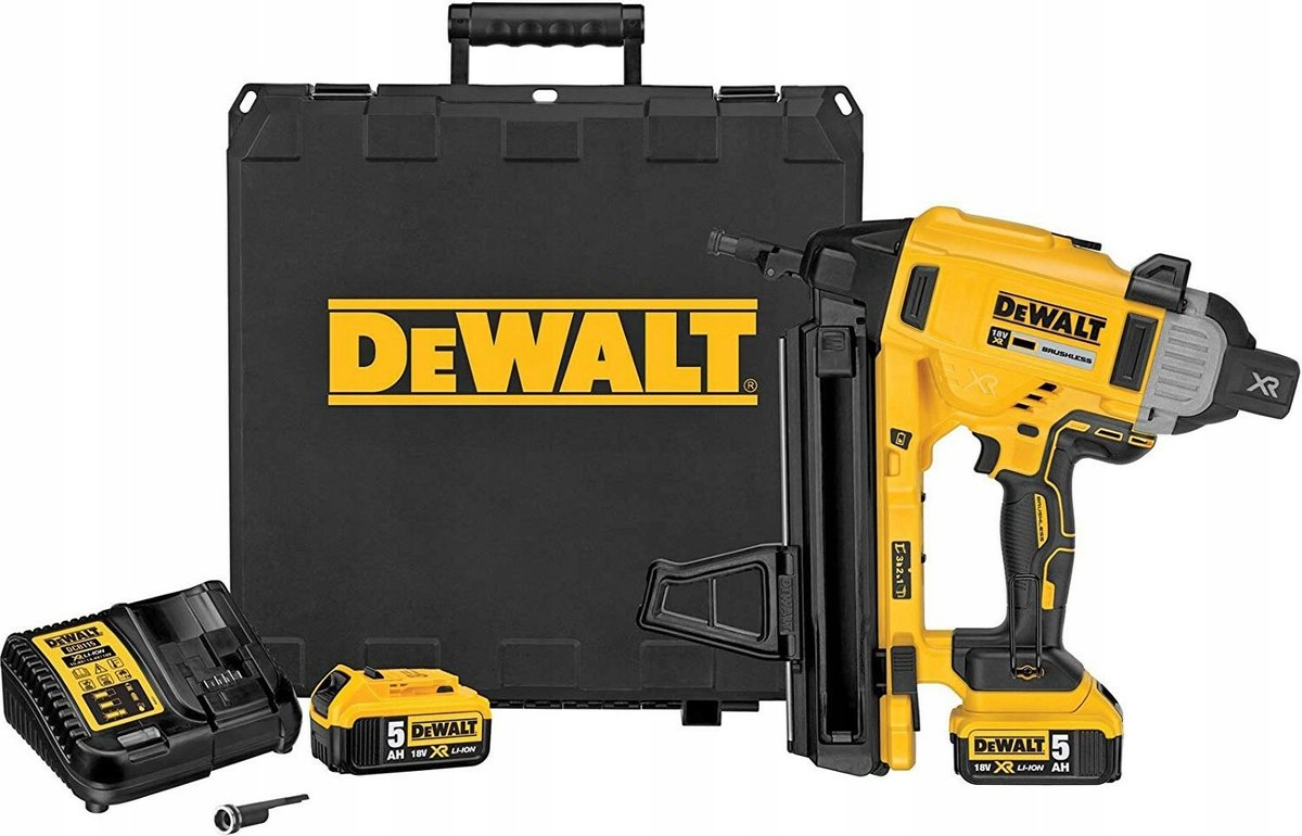 Gwoździarka do betonu DEWALT, 18 V, 13-57 mm, 2x5,0Ah