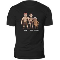 Gym Bike Fishing Koszulka Na Siłownię Trening