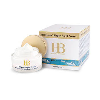 H&B, Intensywny krem na noc z kolagenem - 50 ml - H&B