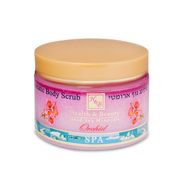 H&B, peeling aromatyczny do ciała orchidea, 450 g - H&B