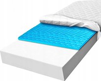 H1 H2 materac piankowy 80x200 masujący na skurcze 7 stref 7 strefowy 14cm