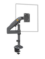 H100G – Solidny obrotowy uchwyt biurkowy na sprężynie gazowej do monitorów LCD LED 17″-30″ Ergosolid