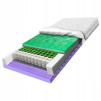H2 H3 Materac 160x200 kieszeniowy komfortowy terapeutyczny 7 strefowy 23 cm