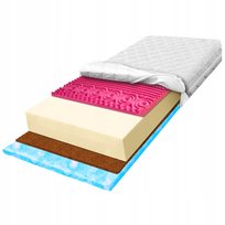 H2 H3 Materac 160x200 z pianką Marshmalo i kokosem 7 stref uspokajający 29