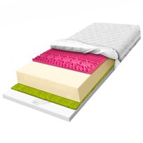 H2 Materac 160x200 piankowy masujący podtrzymujący rozluźniający Visco 14cm
