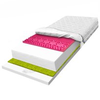 H2 Materac 160x200 z pianki dwustronny z pamięcią kształtu odprężajacy 24 c