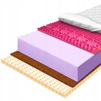 H3 H4 Materac 160x200 lateksowy antybakteryjny 7 strefowy dopasowujący 14 c