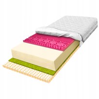 H3 Materac 160x200 lateksowy z pianką zdrowotny na tarczyce na skurcze 29 c