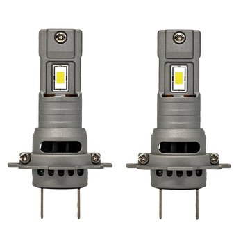 H7 LED żarówki 12V CANBUS CSP krótka 6000lm 2 szt mocne światło, nie oślepia kierowców - motoLEDy