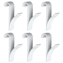 Haczyki na grzejnik żeberkowy WENKO, białe, 6 szt.