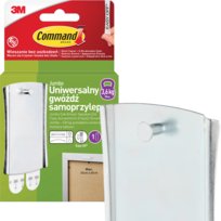 Haczyki Samoprzylepne Command 3M Gwóźdź Do Wieszania Obrazów 3,6 kg 3M
