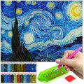 Haft Diamentowy ARTULIO, Obraz DIY 5D, Diamond Painting, Mozaika diamentowa 40x60cm (Krajobraz gwieździstej nocy) + zestaw akcesoriów - Artulio