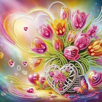 Haft Diamentowy Czar Wiosny 30x30 cm