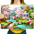 Haft Diamentowy Diamond Painting,DIAMENTOWY MALARZ,Obraz DIY 5D,Mozaika Diamentowa 30x40,Japonia - Diamentowy Malarz