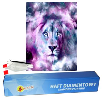 Haft Diamentowy Diamond Painting Zestaw 40X30 Cm Lew - Shan