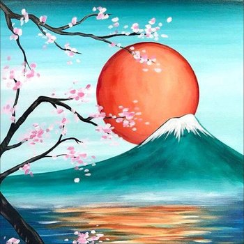 Haft Diamentowy Japan 30x30 cm - Moments