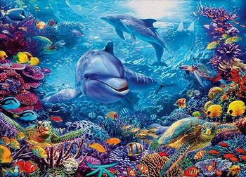 Haft Diamentowy Morski Świat 45x60 cm - Moments
